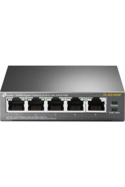 TP-LINK Switch TL-SG1005P Gigabit cu 5 porturi și 4 porturi PoE