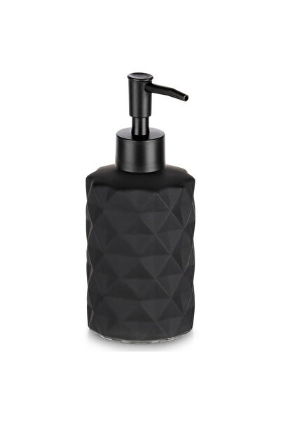 Vilde Dozator de săpun din sticlă neagră 330 ml