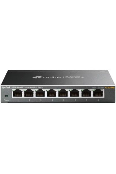 TP-LINK Switch TP Link TL-SG108E 8 porturi Gigabit, Management inteligent și ...