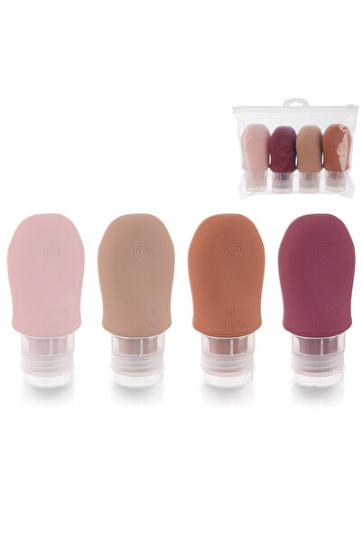 Orion Sticle, recipiente de călătorie pentru cosmetice cu ventuze într-o husă...