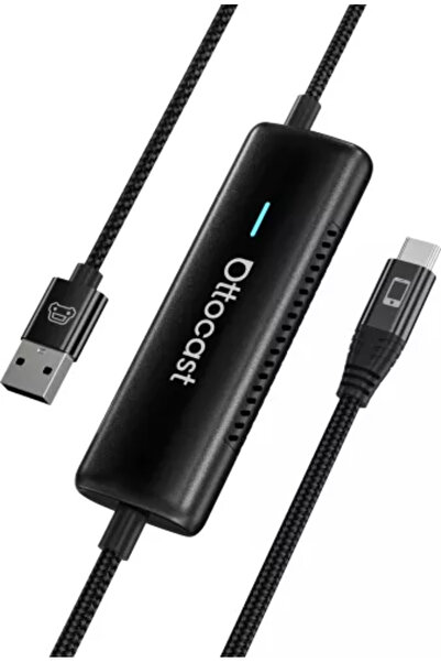 Ottocast Adaptor CarPlay Wireless, Control tactil, Oglindire bidirecțională, ...