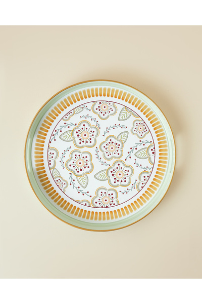 English Home Nostalgic Serenity Tepsi 33 cm Yeşil