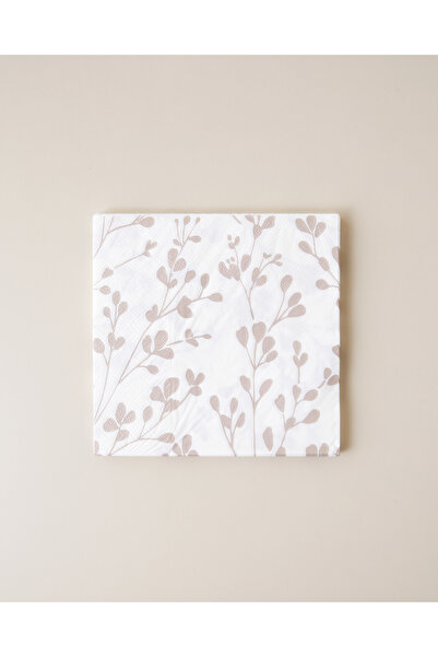 English Home Warm Petals 20'li Kağıt Peçete 33x33 cm Bej