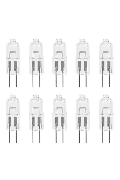 Noonedibs 10 Becuri Halogen G4 Transparente 20W 12V - Lumină Caldă pentru Ilu...