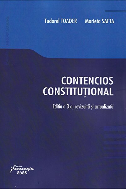 HAMANGIU Contencios constitutional - Tudorel Toader, Marieta Safta