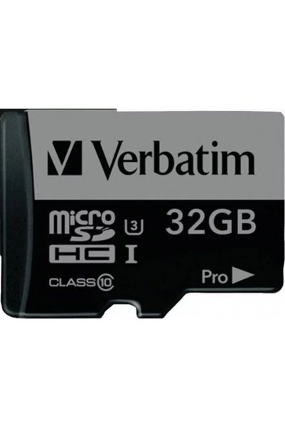 Verbatim Card de Memorie Pro 600X microSDHC 32GB Clasa 10 UHS-I U3 90MB/s + A...