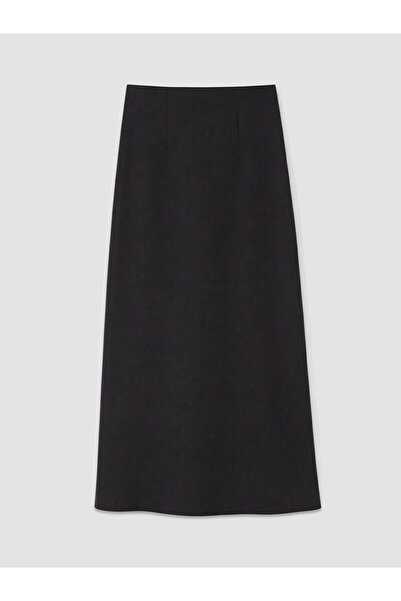 LC Waikiki Rmz Gi̇yi̇m Farkiyla Asymmetrical Skirt with Gathered Waist