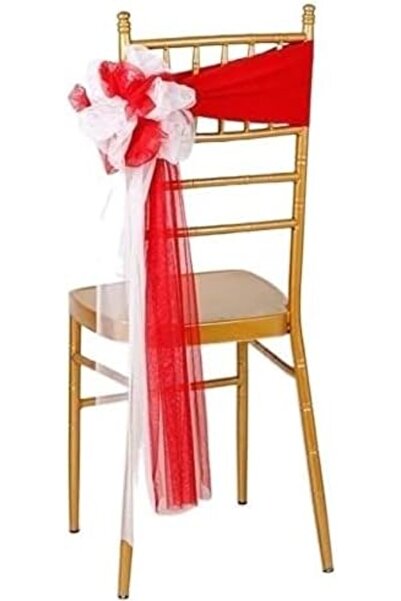EHOME 5Pcs Wedding Chair Sashes Bows Sash Chair Cover Decorations for Banquet...