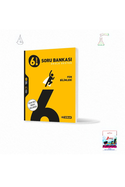 Hız Yayınları 6. Sınıf Fen Soru Bankası - Telefon Tutucu Hediyeli