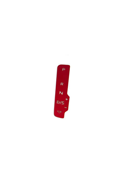Choice Red Car Gear Shift Panel Decoration Patch Center Console Stickers For ...