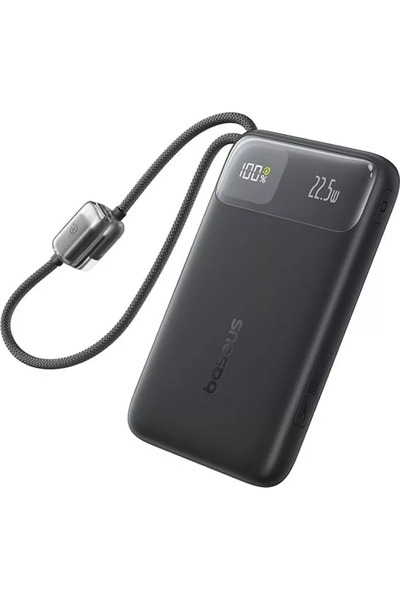 Baseus Baterie externă 20000 mAh 22.5 W EnerFill FC11 1x USB Display Cablu US...