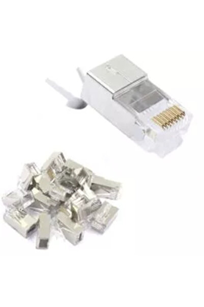 PNI Mufa RJ45 pentru cablu S/FTP Cat7 set cu 10 bucati