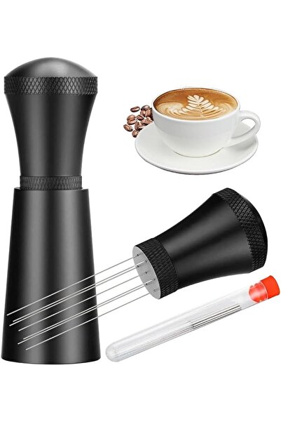 HASTHIP Espresso Coffee Stirrer Needle with 17Pcs Detachable SUS Pins Stand