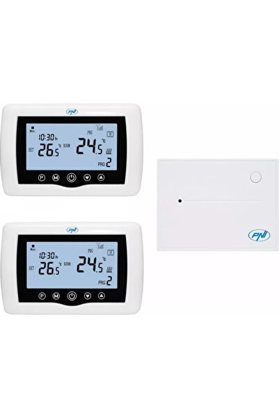 PNI Termostat inteligent CT400 WiFi Control centrala termica Control doua zon...