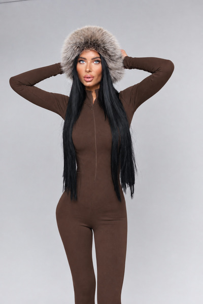 prettybrand Ολόσωμη φόρμα με φερμουάρ και λάστιχο