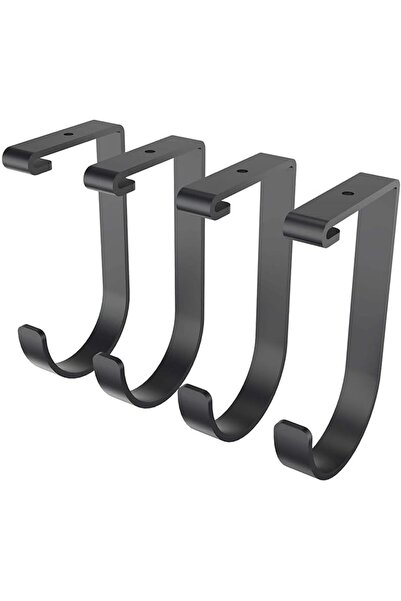 ALMEKAQUZ 4 PCS Storage Hook, Garage Ceiling Rack Accessory, Flat Hanging Hoo...