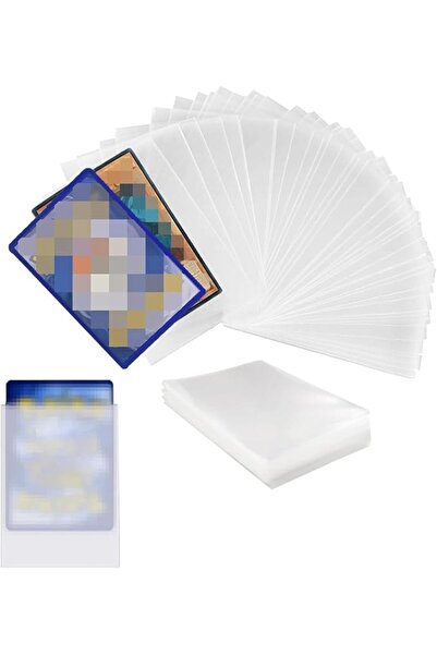 Aputue Standard Card Sleeves, 200Pcs 65x90mm Card Protector Sleeves, Clear Fl...