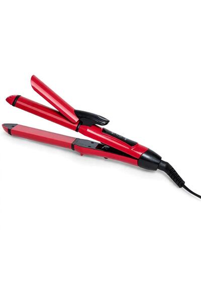 Tradeo 2 in 1 Hair Straightener and Curler with Ceramic Plates, Ionic Technol...