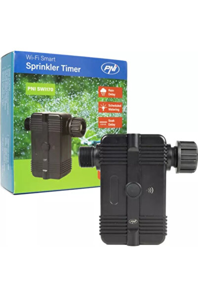 PNI Programator inteligent pentru irigare SWI170, Wi-Fi, racord 3/4 sau 1/2, ...