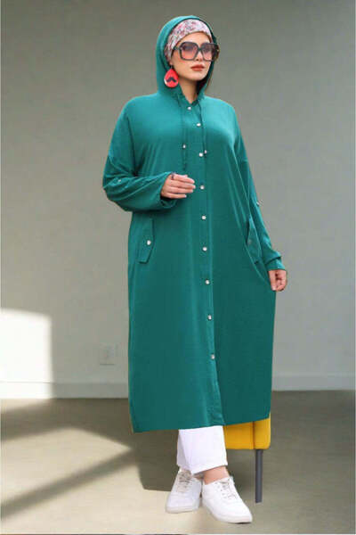 Forhunna Green shirt dress