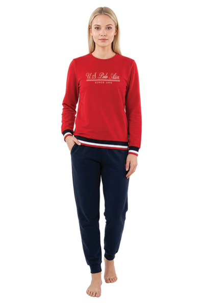 U.S. Polo Assn. Women's Red Home Wear