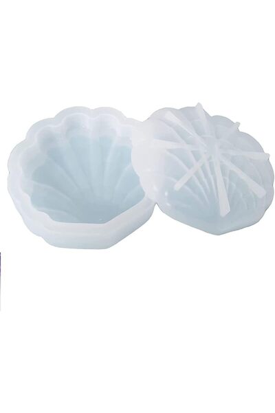 GENERAL Seashell Silicone Molds for Resin, Epoxy Resin Molds with Lid 3D DIY ...