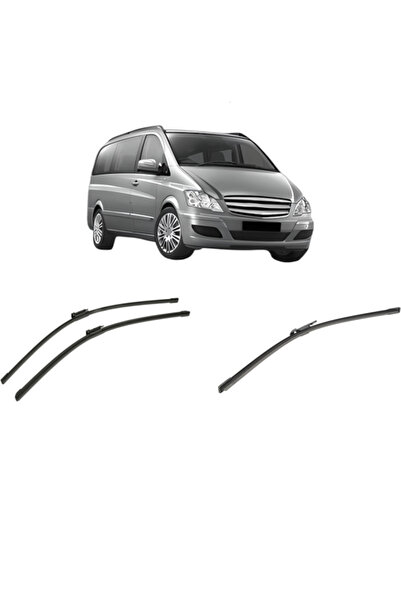 Bosch Комплект от 3 чистачки за MERCEDES-BENZ VIANO (W639) 2003-2014, за пред...
