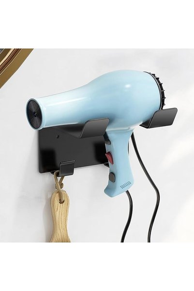 Aputue Hair Dryer Holder Wall Mounted, Self Adhesive Stainless Steel Organize...