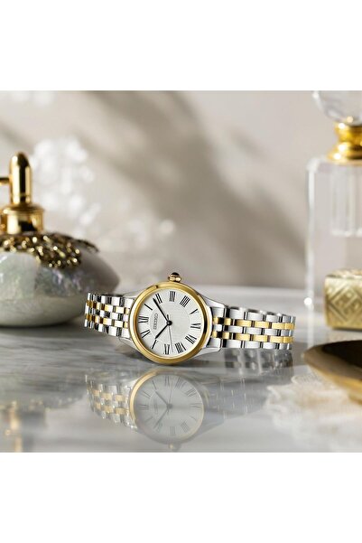 Seiko SUR612P1 Women's Analogue Watch with Stainless Steel Strap