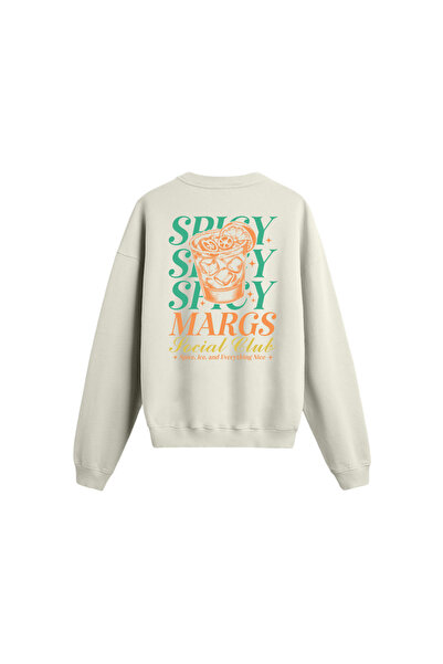 genosha Spicy Margs Printed Oversize Sweatshirt