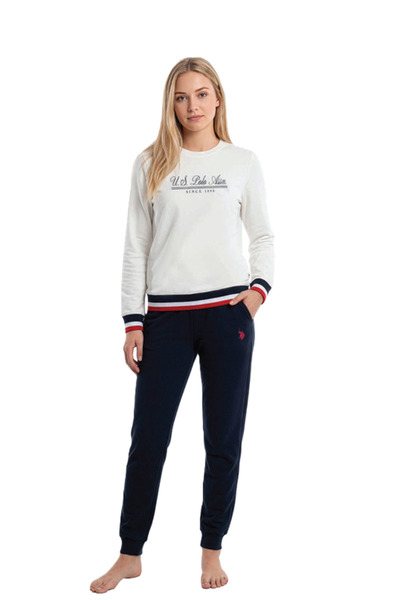 U.S. Polo Assn. Women's Ecru Home Wear