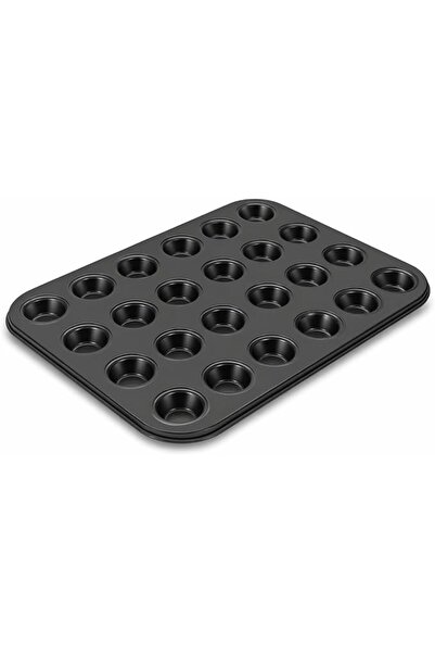 mastergold Mini Muffin Pan 24 Holes Non-Stick 35x27x2cm | 3.5cm Diameter Mini...