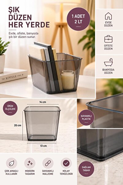 SELKA HOME 2 Lt. Salve Buzdolabı-Banyo Organizer Düzenleyici