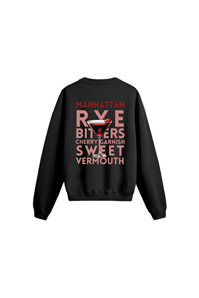 genosha Manhattan Printed Oversize Sweatshirt
