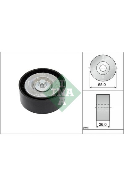 İna 532063010 Kayış Gergi Rulmanı W204 0714 S204 0714 C204 11> W212 09>15 S212 09>16 C207 09>16 A207