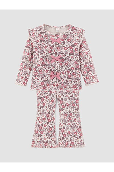 LC Waikiki Quality Pieces from Çelebi Store: Flower Embroidered Baby Girl Set
