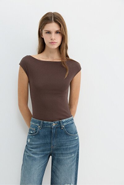 Pull & Bear Kayık yaka body