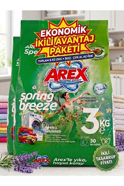 AREX 2'Lİ 3 KG MATİK BEYAZLAR İÇİN