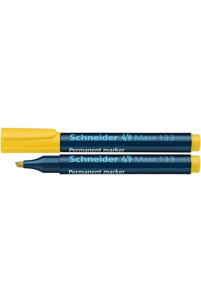 SCHNEIDER Marker permanent cu vârf teșit 1-4 mm 133 galben