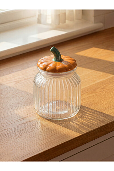 LC Waikiki Quality Parts from Çelebi Store Glass Storage Container with Pumpk...