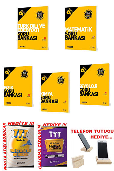 Hız Yayınları 9.Sınıf Sayısal Dersler+Türk Dili ve edebeiyatı Soru Bankası Se...
