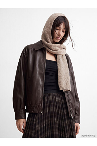 LC Waikiki Quality Parts Abundantly Planted Women's Leather-Look Jacket from ...