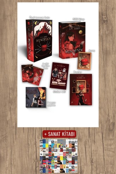 Artemis Yayınları Mindfck - 5 Kitap Tek Cilt Özel Kutulu Set (Ciltli) / S. T. Abby + Sanat Kitabı