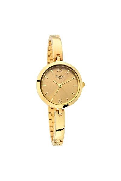 Titan Raga Viva Golden Dial Analog Watch for Women