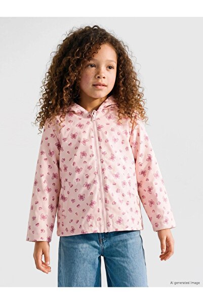 LC Waikiki Hooded Girls' Raincoat (W6)