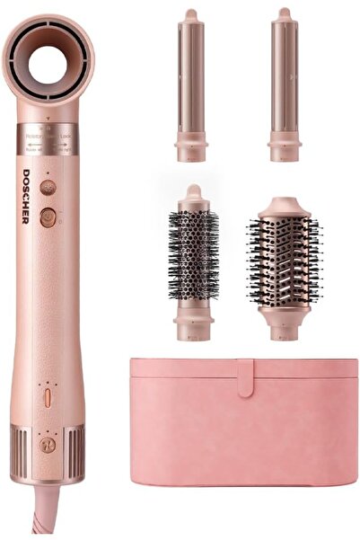 DOSCHER 1500W 5-in-1 Multifunctional Hair Styler & Dryer with Curling Iron, 2...