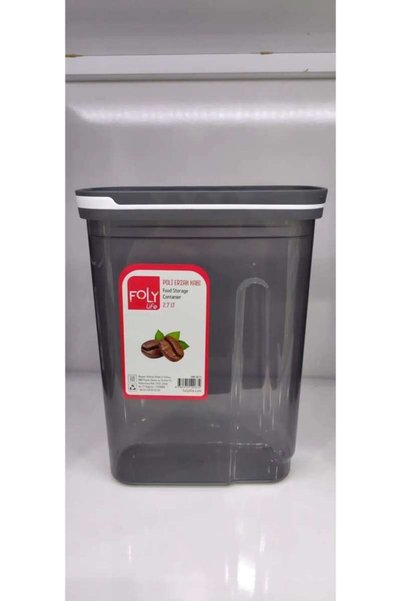 Generic Brand Food Storage Container 2.7 Lt with Scale and Sliding Lid New Ro...