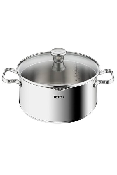 TEFAL A70546 Duetto tencere | 24cm | indüksiyona uygun Dökme için cam kapak |...