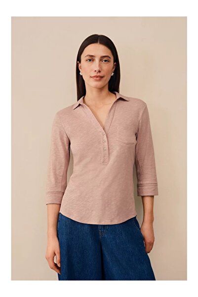 THE WHITE COMPANY Organic Cotton Jersey Women's Shirt