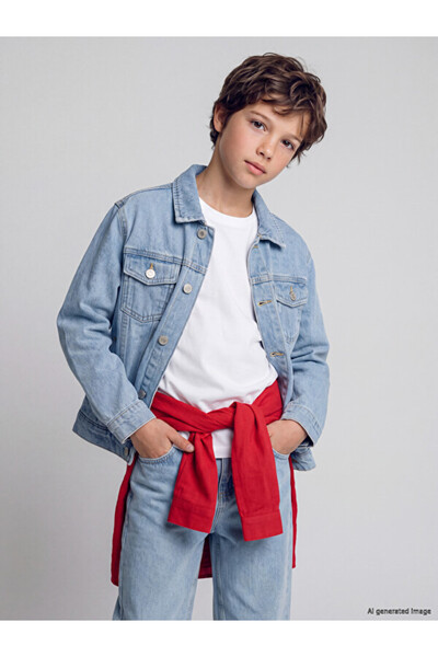 LC Waikiki Sparkling Choices Boys' Jean Jacket from Shining Store